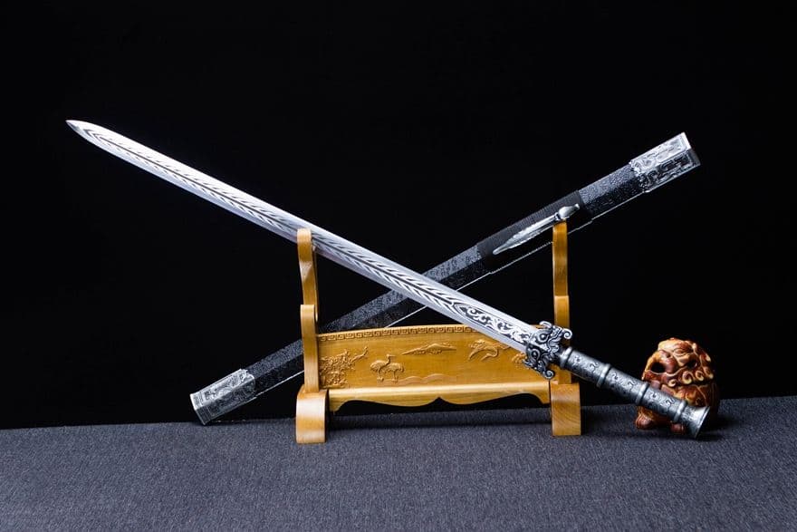 滅世古剣-高性能マンガン鋼 古兵器 武具　刀装具　日本刀　模造刀 居合刀