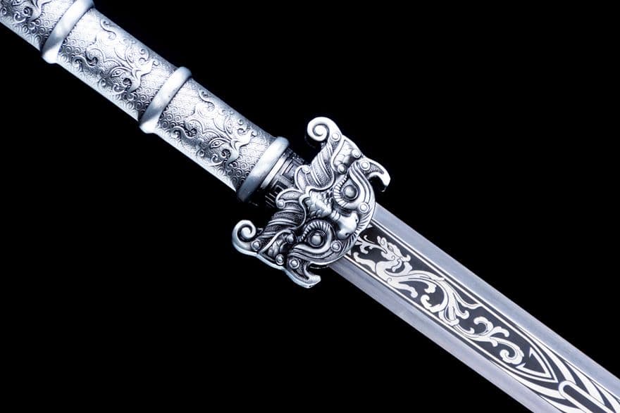 滅世古剣-高性能マンガン鋼 古兵器 武具　刀装具　日本刀　模造刀 居合刀