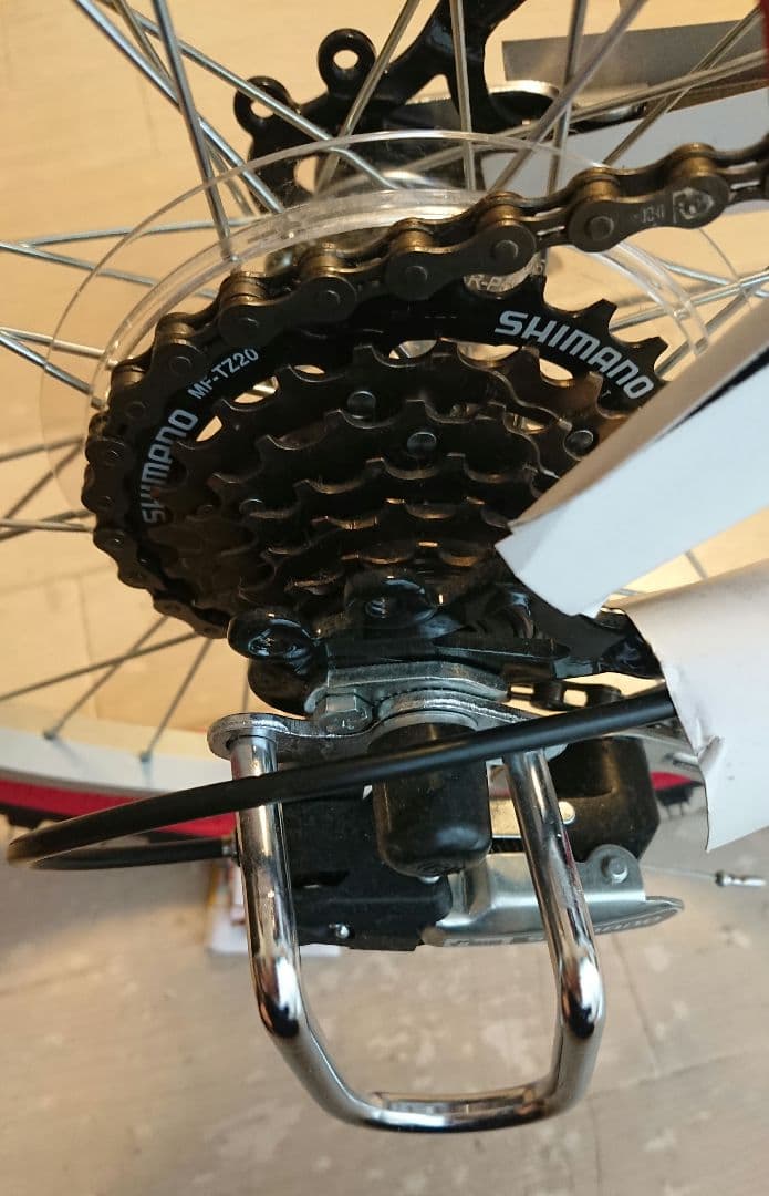 値下げ【未使用】コカ・コーラロゴ入 折りたたみ自転車 20インチ 6段変速