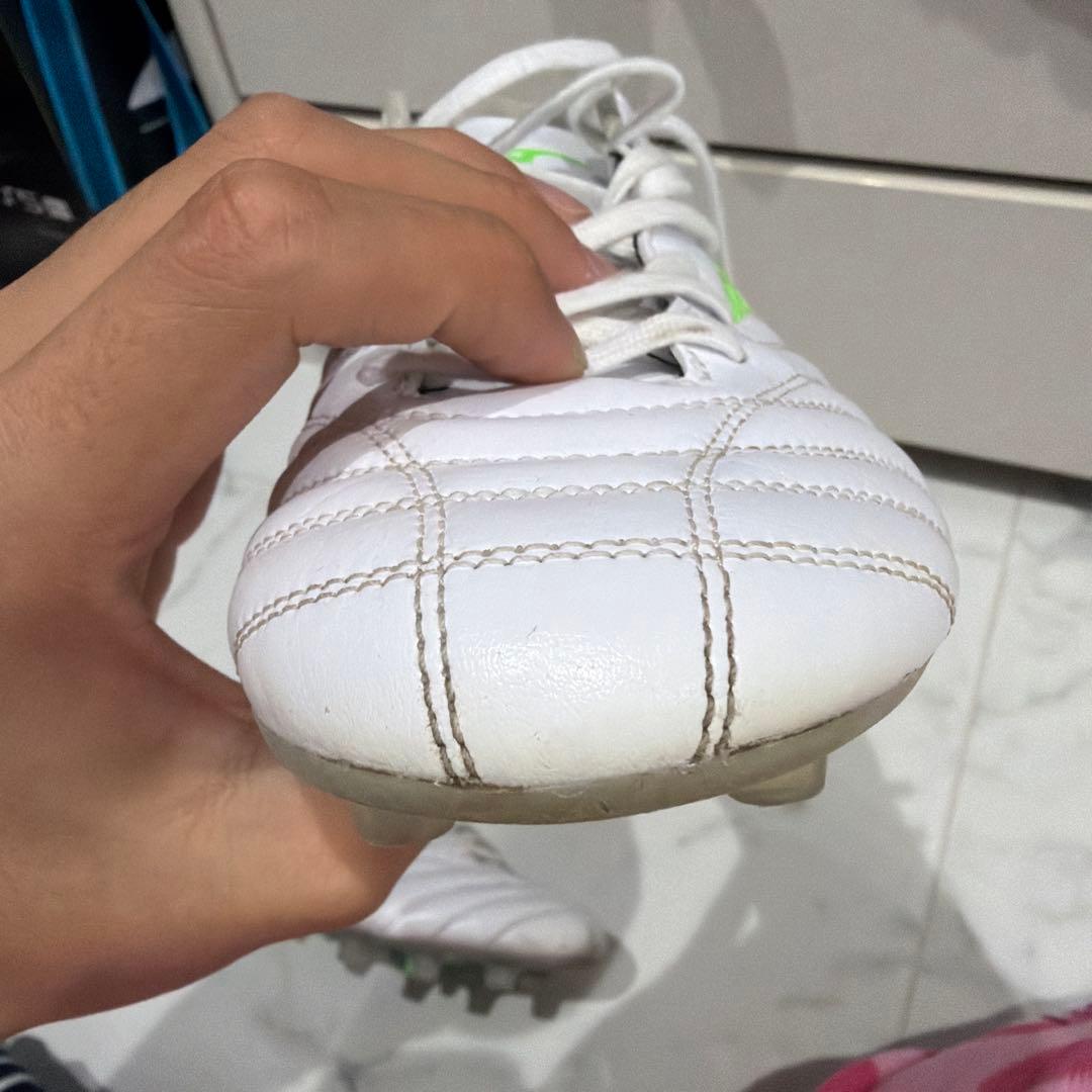 (モナルシーダ3プロ)￼サッカーシューズ ホワイト/グリーン