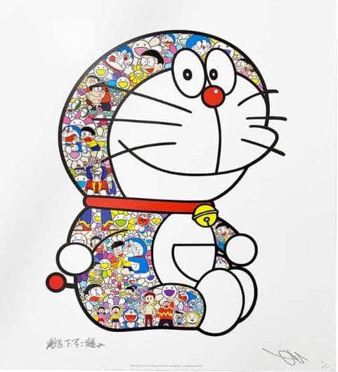 おすわりドラえもん「毎日大変だよ、のび太くん」(ポスター作品)