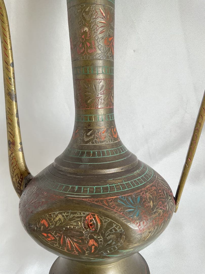 古いウズベキスタン「真鍮製水差」/Water Jug