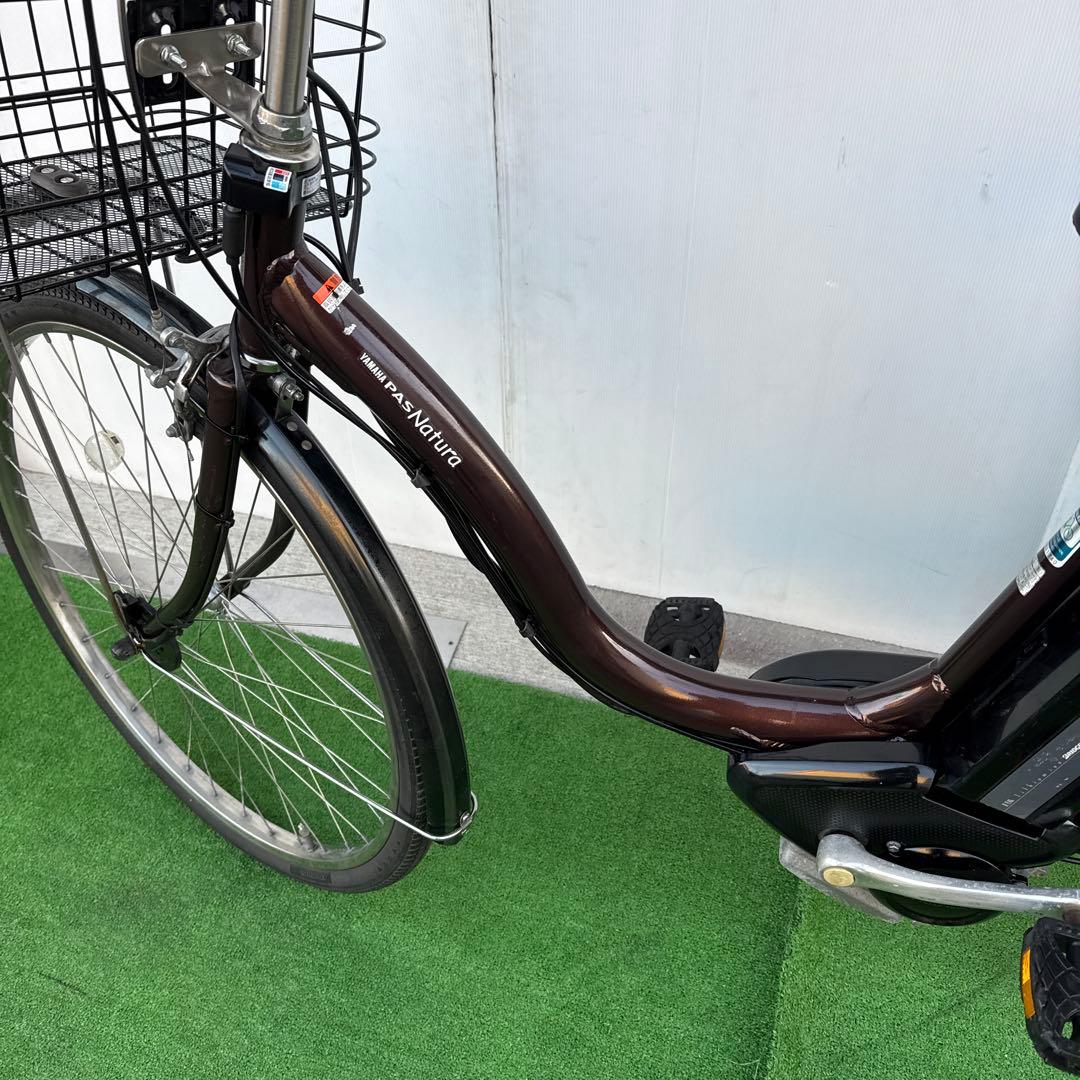 YAMAHAヤマハ電動アシスト自転車26インチ8.9Ah ブラウン