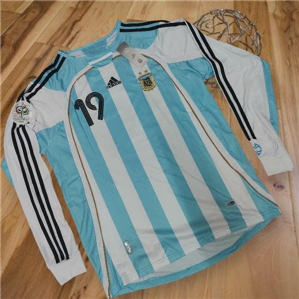 2006 アルゼンチン代表 19# メッシ 長袖 ユニフォーム