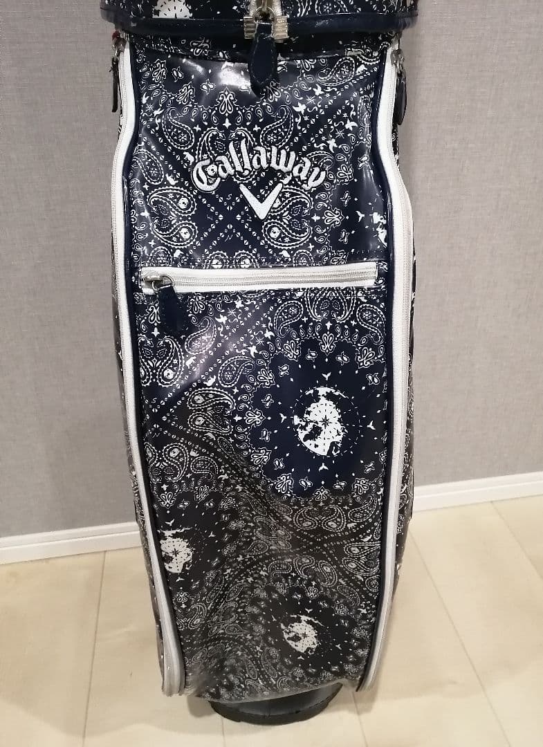 Callaway キャディバッグ ネイビー バンダナ柄