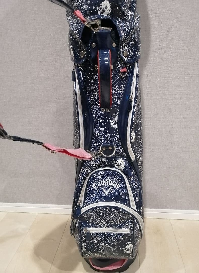 Callaway キャディバッグ ネイビー バンダナ柄