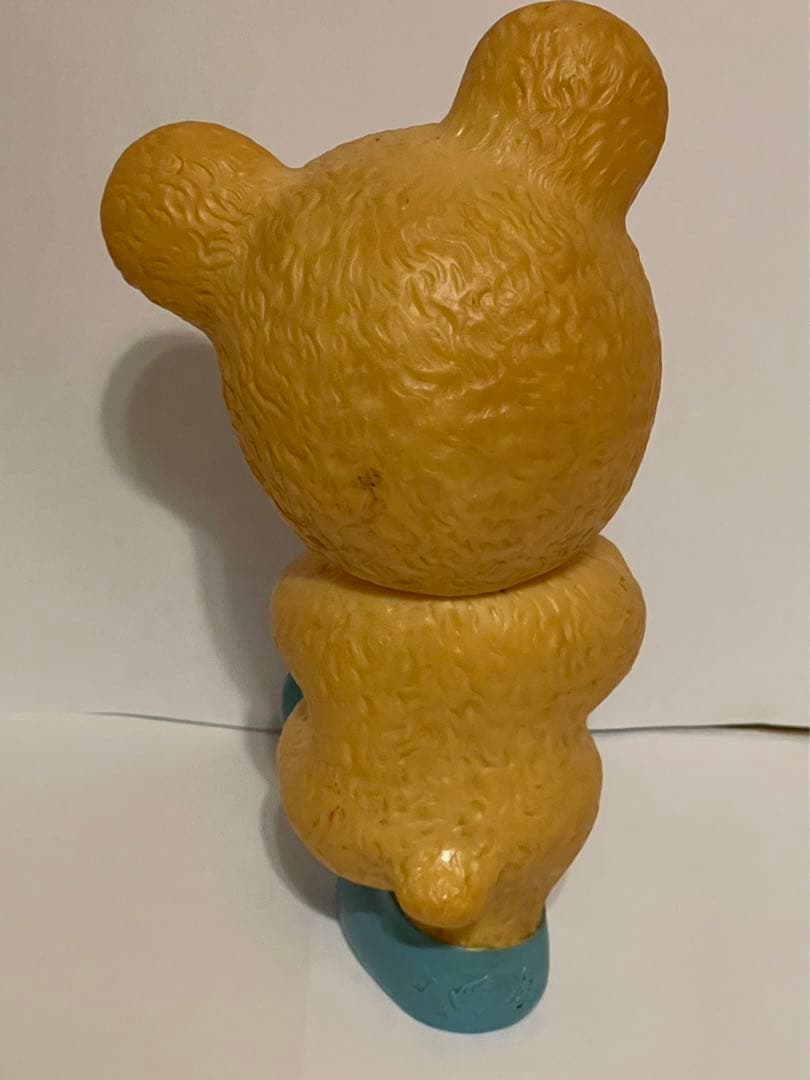 文明堂　カンカンベア　カウンターサイズ　珍色　青色　昭和レトロ