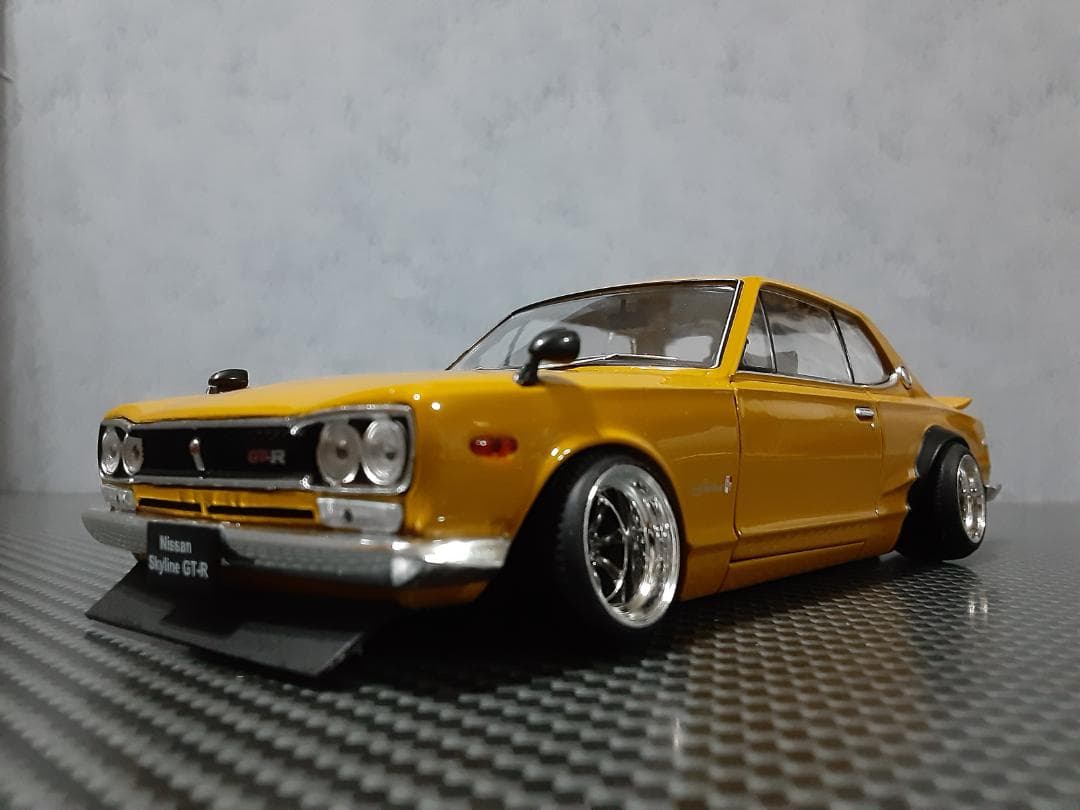 Hachette 1/24 日産 箱スカ GT-R カスタム改 サファリ