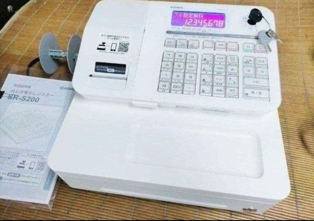 カシオレジスター　SR-S200　最新機種　スマホで設定売上管理　830083