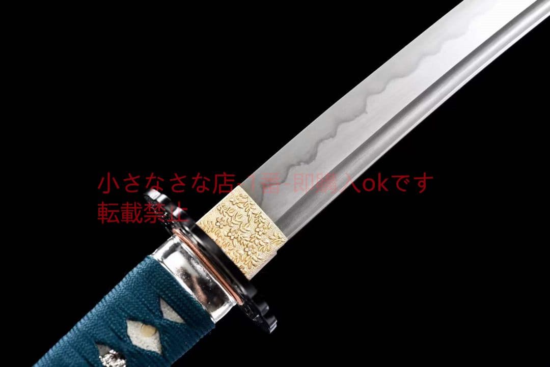 20寸T 8鋼焼刃『ターコイズ』 古兵器 武具 刀装具 日本刀 模造刀 居合刀