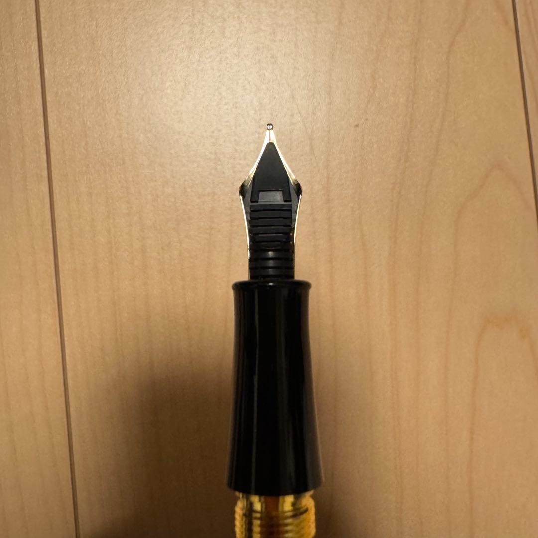 【美品】ブライヤー　センチュリー3776 プラチナ万年筆 B（太字）