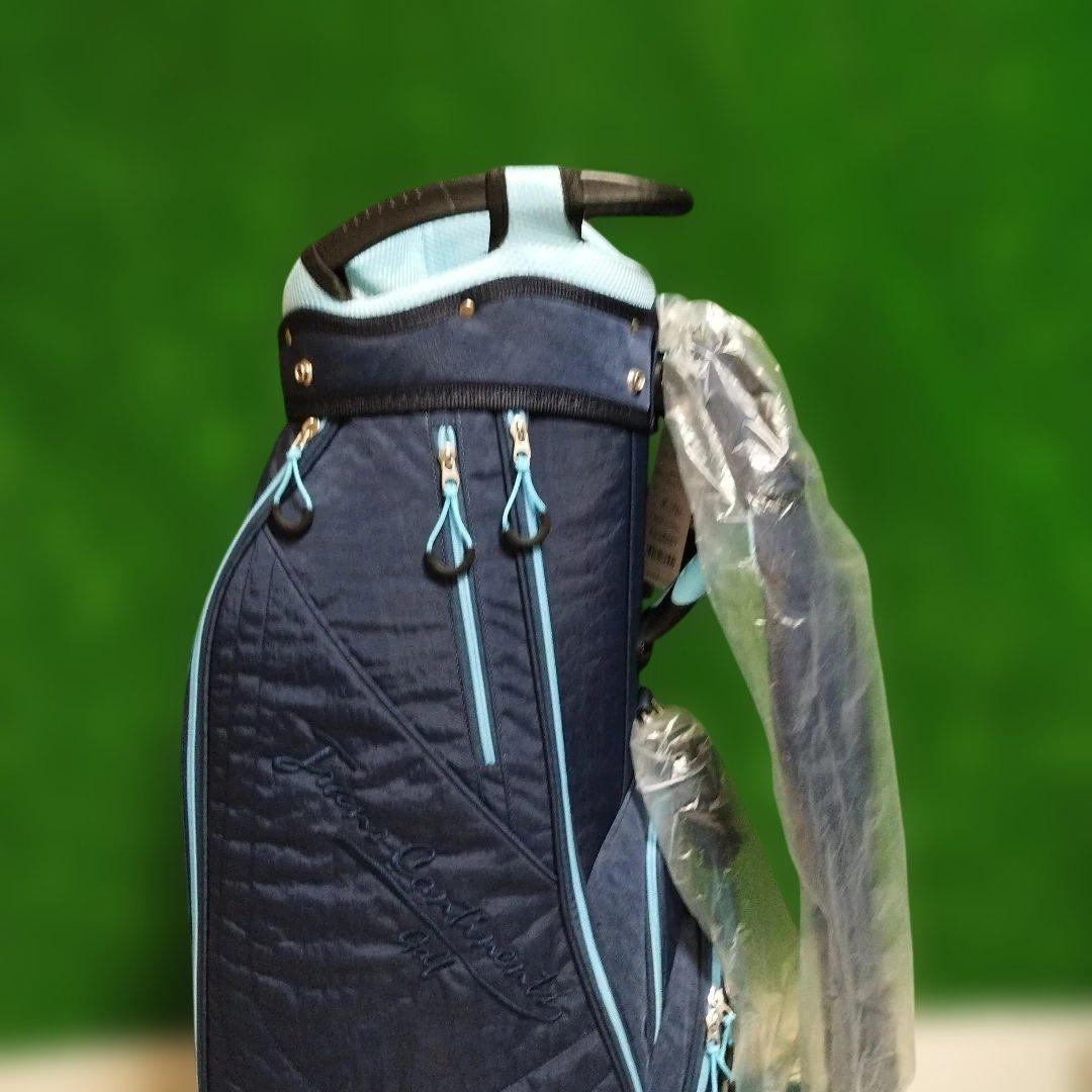 未使用 TRANS CONTINENTS GOLF キャディバッグ ネイビー