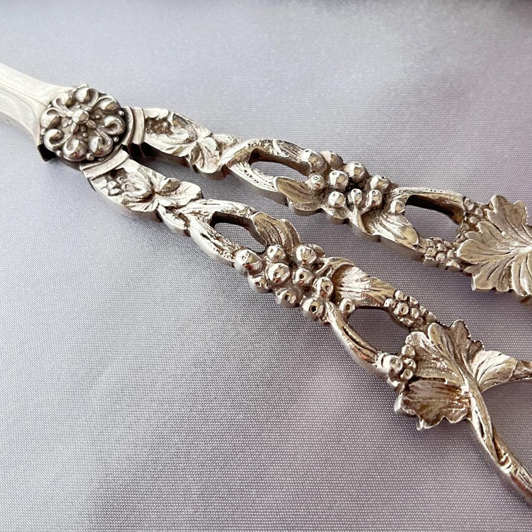 【英国】 グレープシザー / 葡萄鋏【シルバープレート】