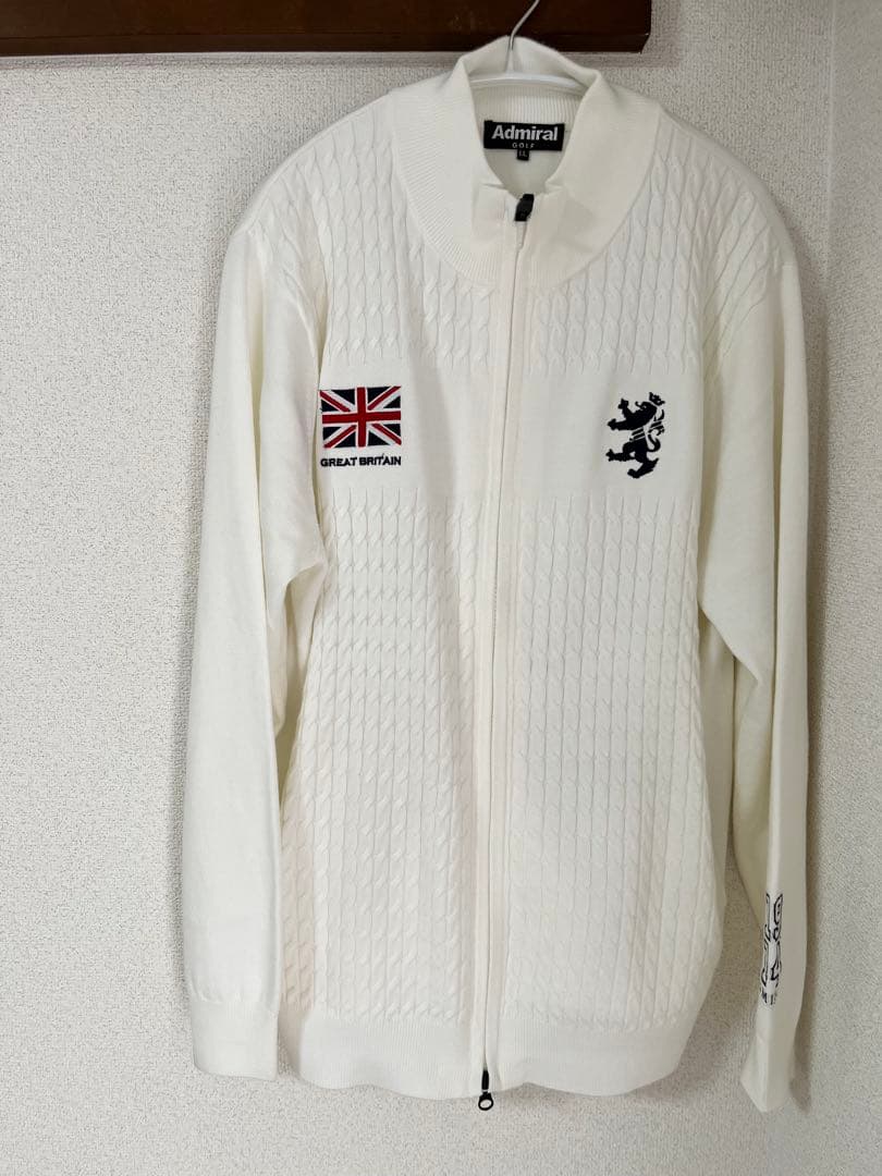 Admiral ゴルフジャケット LL ホワイト