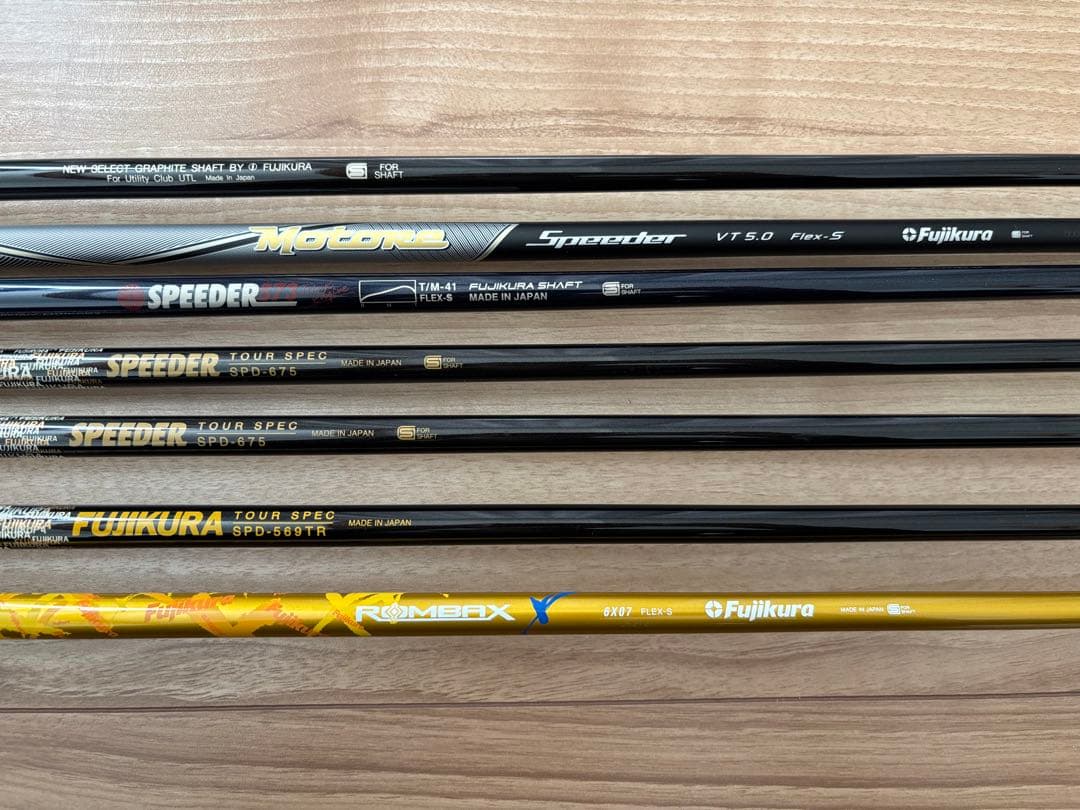 まとめ割あり ランバックス 6X07 S 他7本 フジクラシャフト まとめ売り