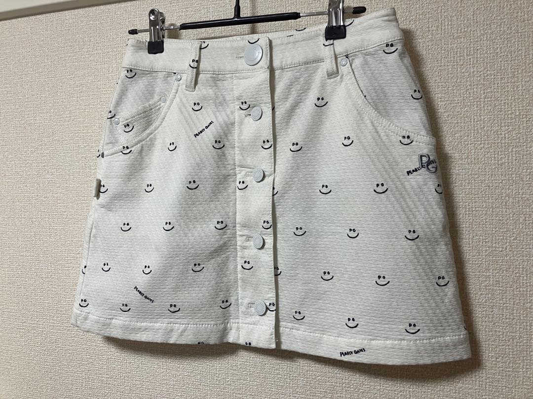 【美品】PEARLY GATES パーリーゲイツ フロントボタンスカート