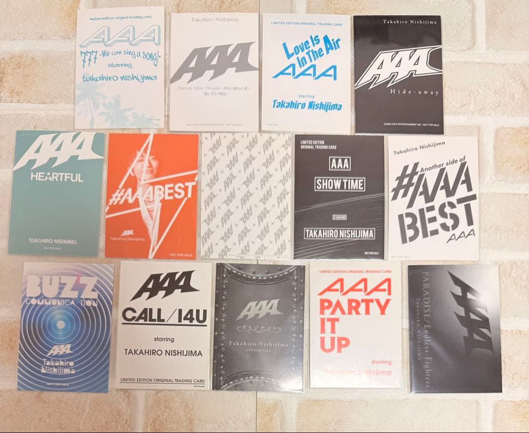AAA♡西島隆弘トレカセット