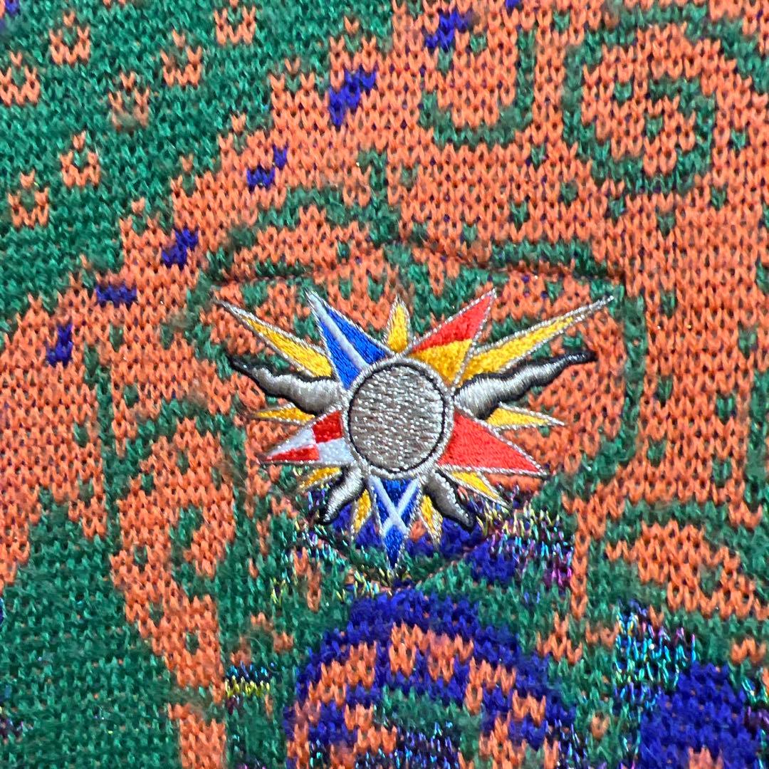 美品　J's ジャンボ尾崎　セーター　ニット　ブリヂストンスポーツ　L 緑　紺