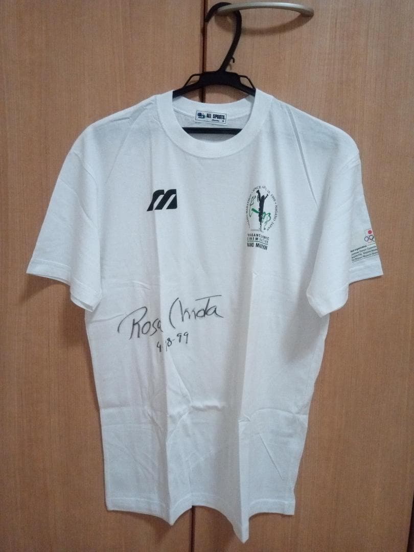 「ロサ・モタ　ワレンティナ・ミハイロヴナ・エゴロワ　直筆　Ｔシャツ」