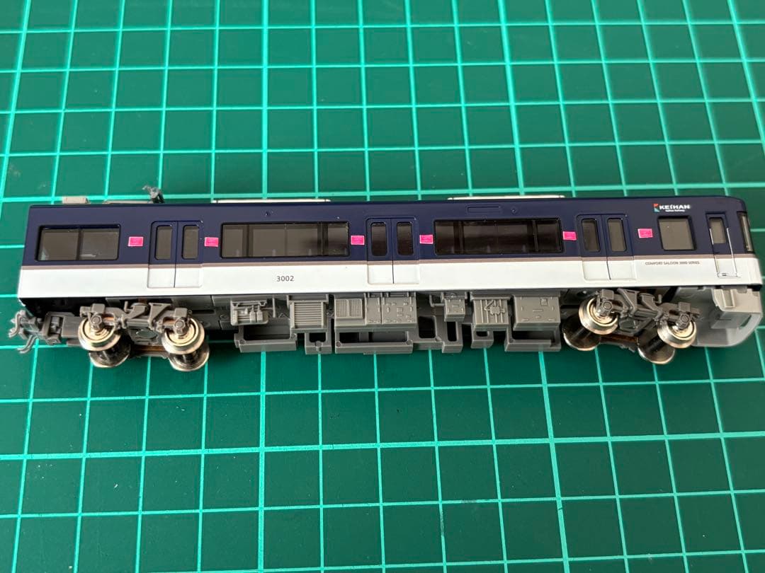 グリーンマックス　京阪3000系(快速特急「洛楽」・種別/行先選択式)8両セット