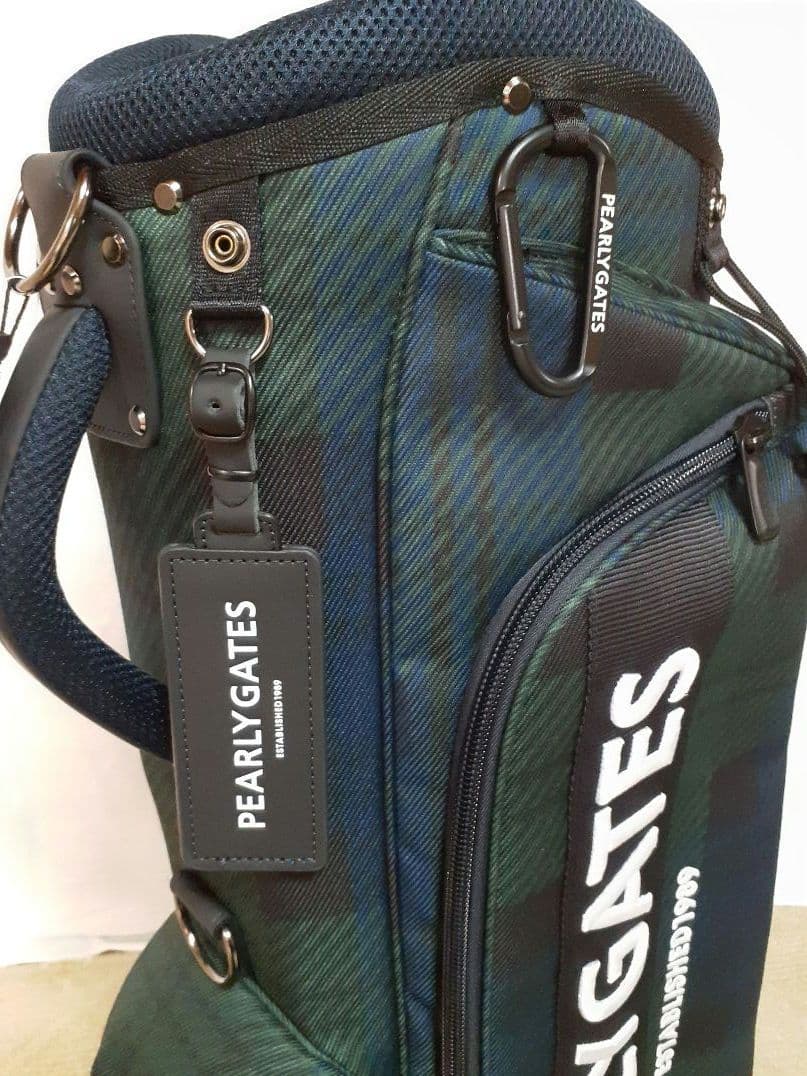 PEARLY GATES /スタンド式 キャディバッグ ブラックウォッチ 未使用