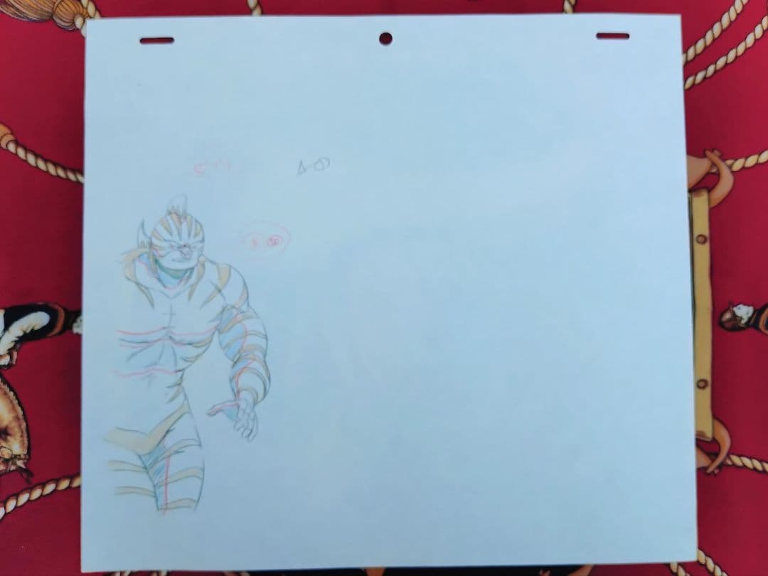 キン肉マン セル画 手描き 原画 スグル ゼブラ 当時物