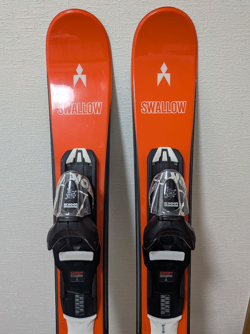 美品 SWALLOW ショートスキー OREO 90 スキーボード ビンディン付