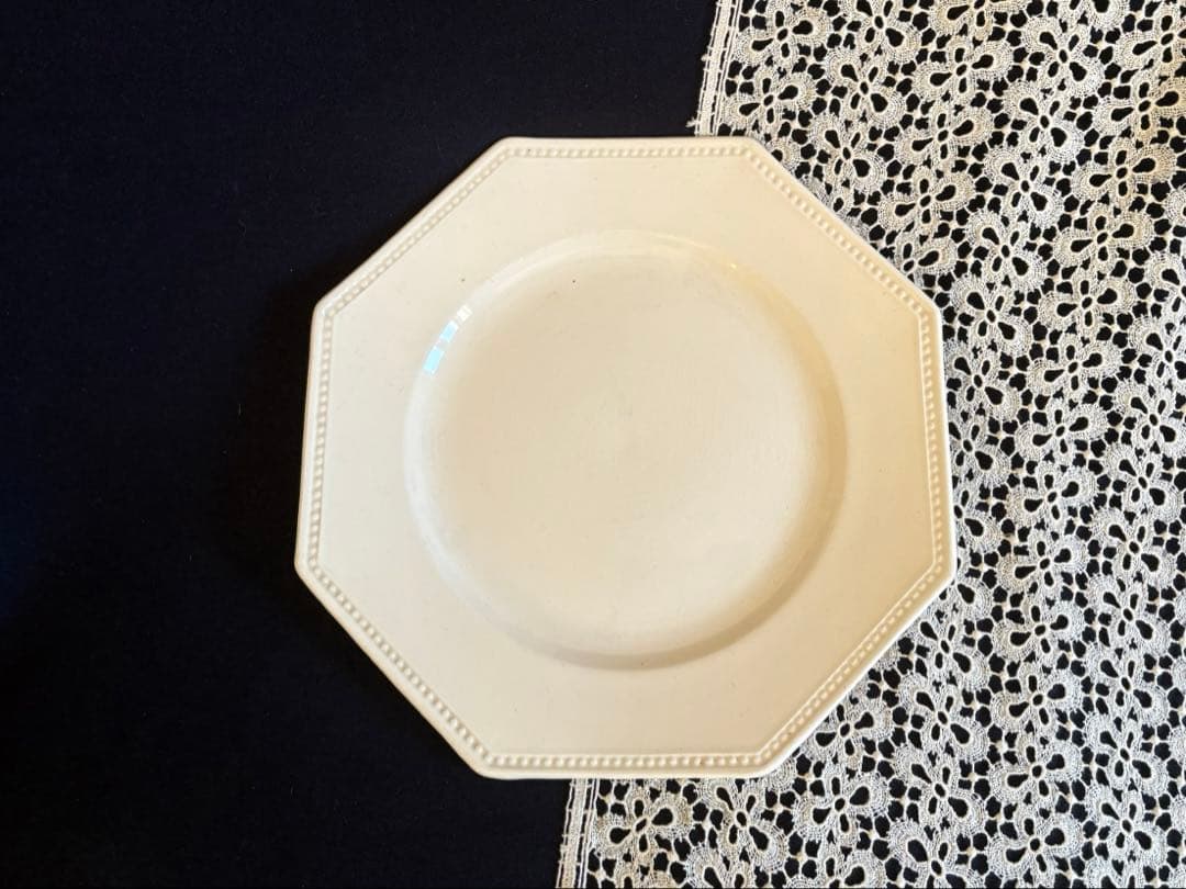 希少 美品 サルグミンヌ オクトゴナル ディナープレート フランス アンティーク