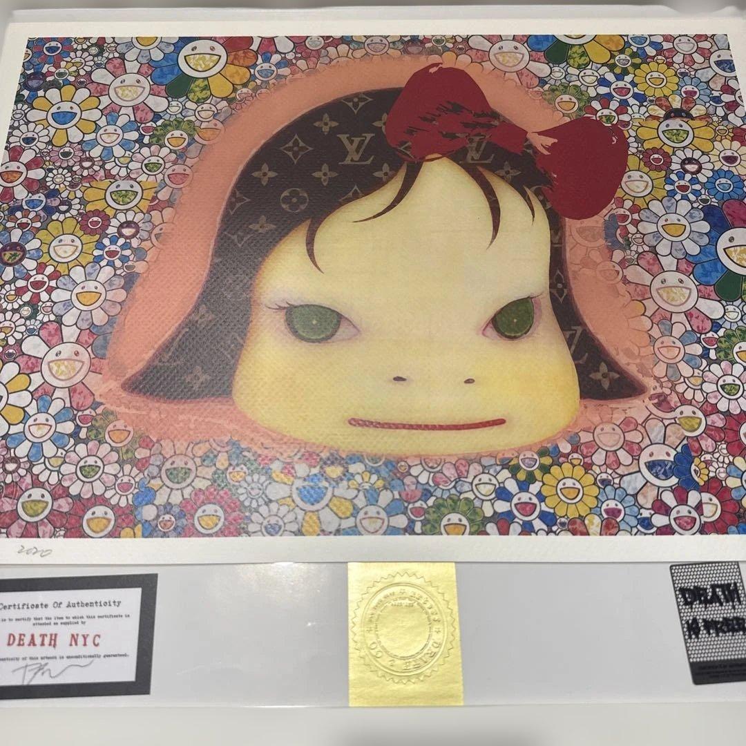 DEATH NYC 世界100枚限定　現代アートポスター　奈良美智　村上隆