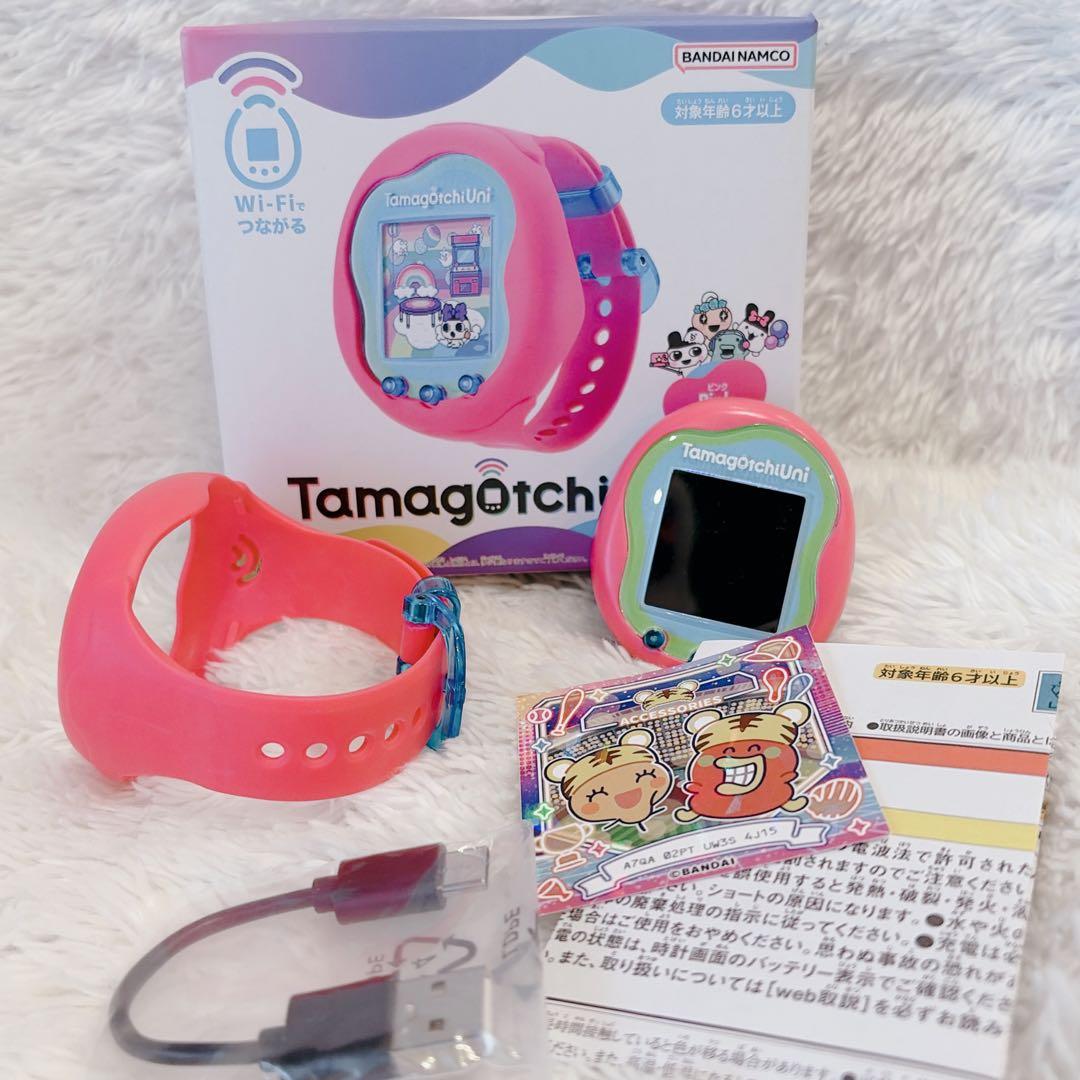 Tamagotchi Uni ピンク　本体 箱あり　BANDAI たまごっちユニ