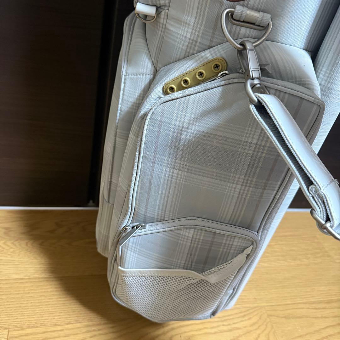 Nike golf キャディバッグ ゴルフバッグ チェック柄