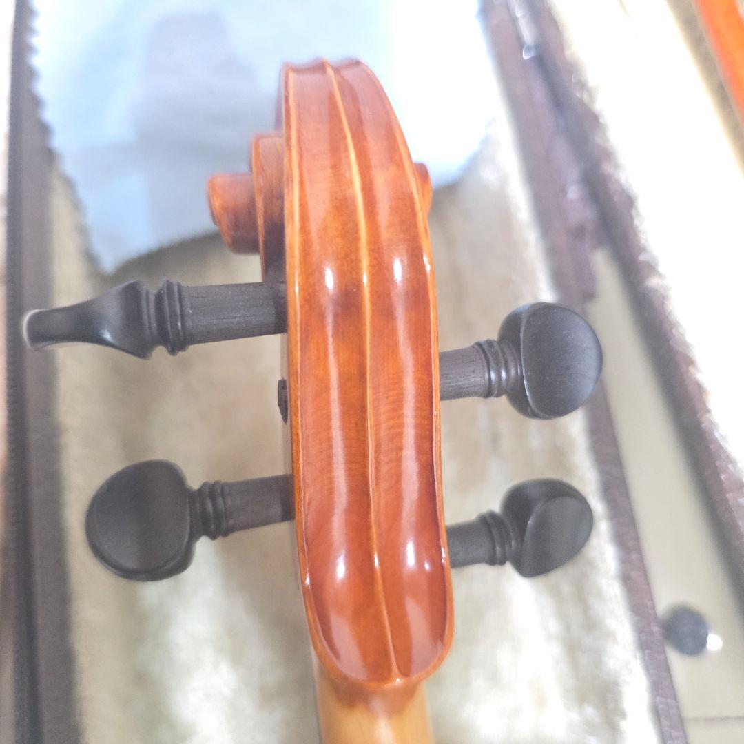 418】極虎艶杢　鈴木バイオリン No.300● 1/8 2001年製　虎杢