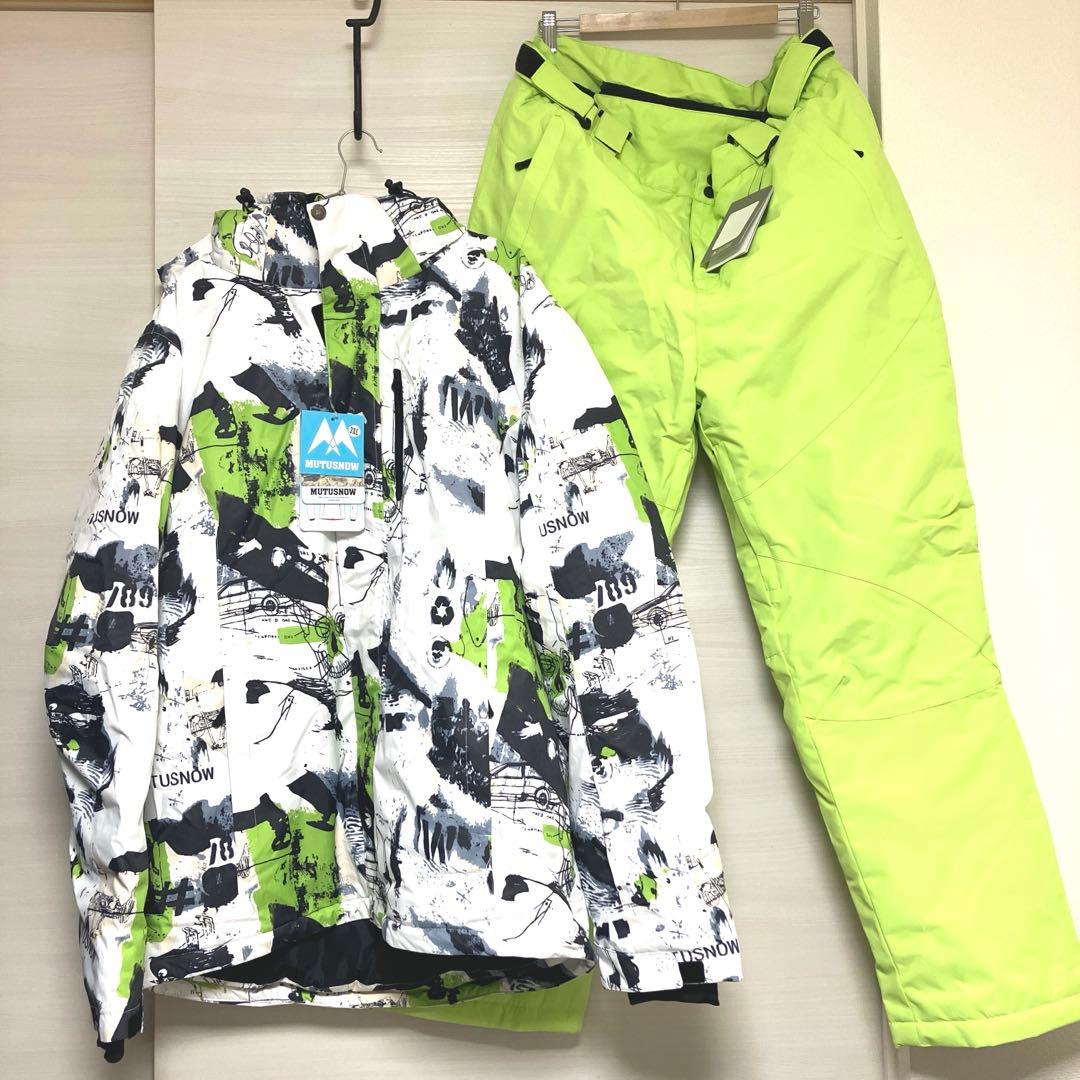 3XL 新品　スノーボードウェア　上下セットアップ　MUTU メンズ