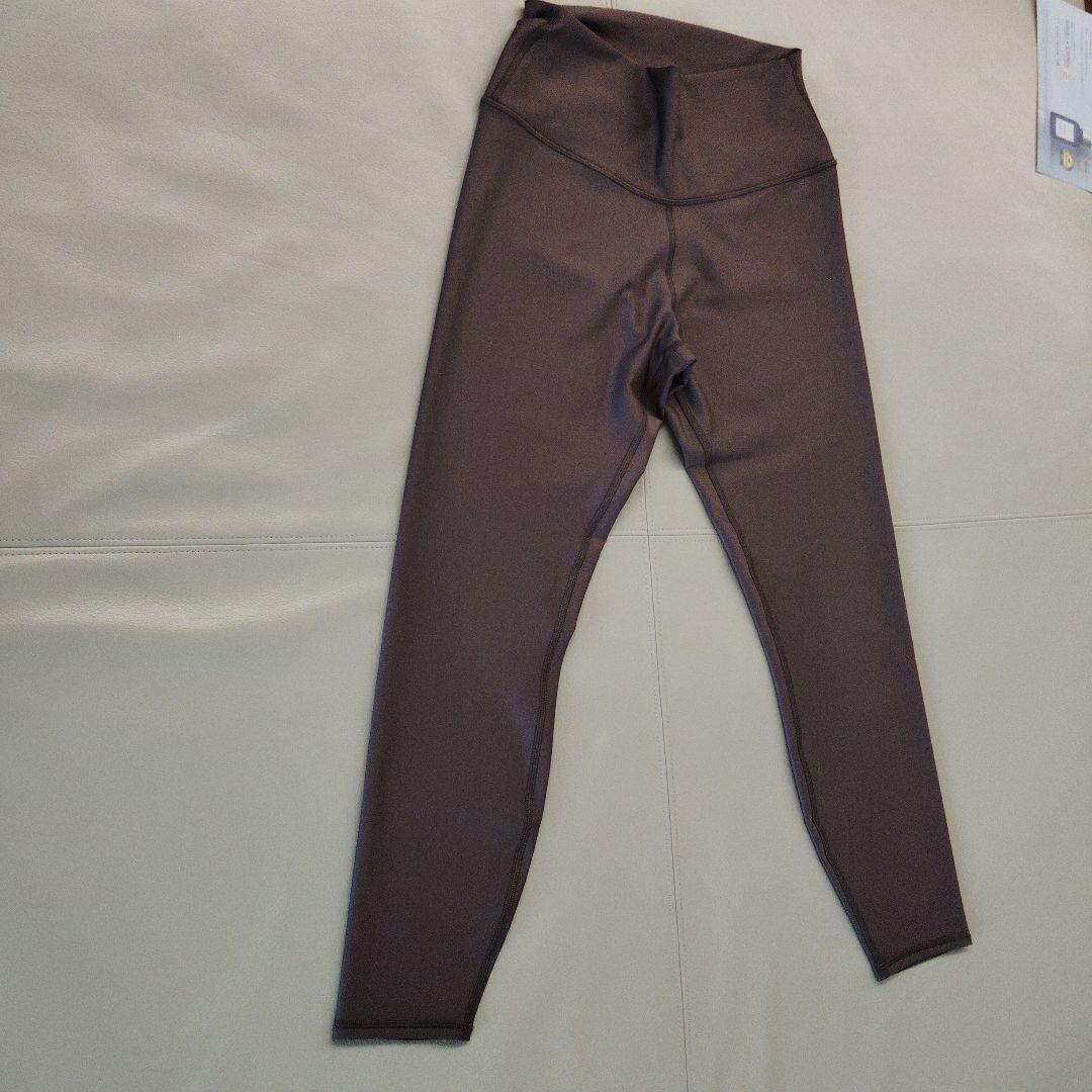 【試着のみ】aloYOGA ハイウエストレギンスLサイズ レーズンネッツ
