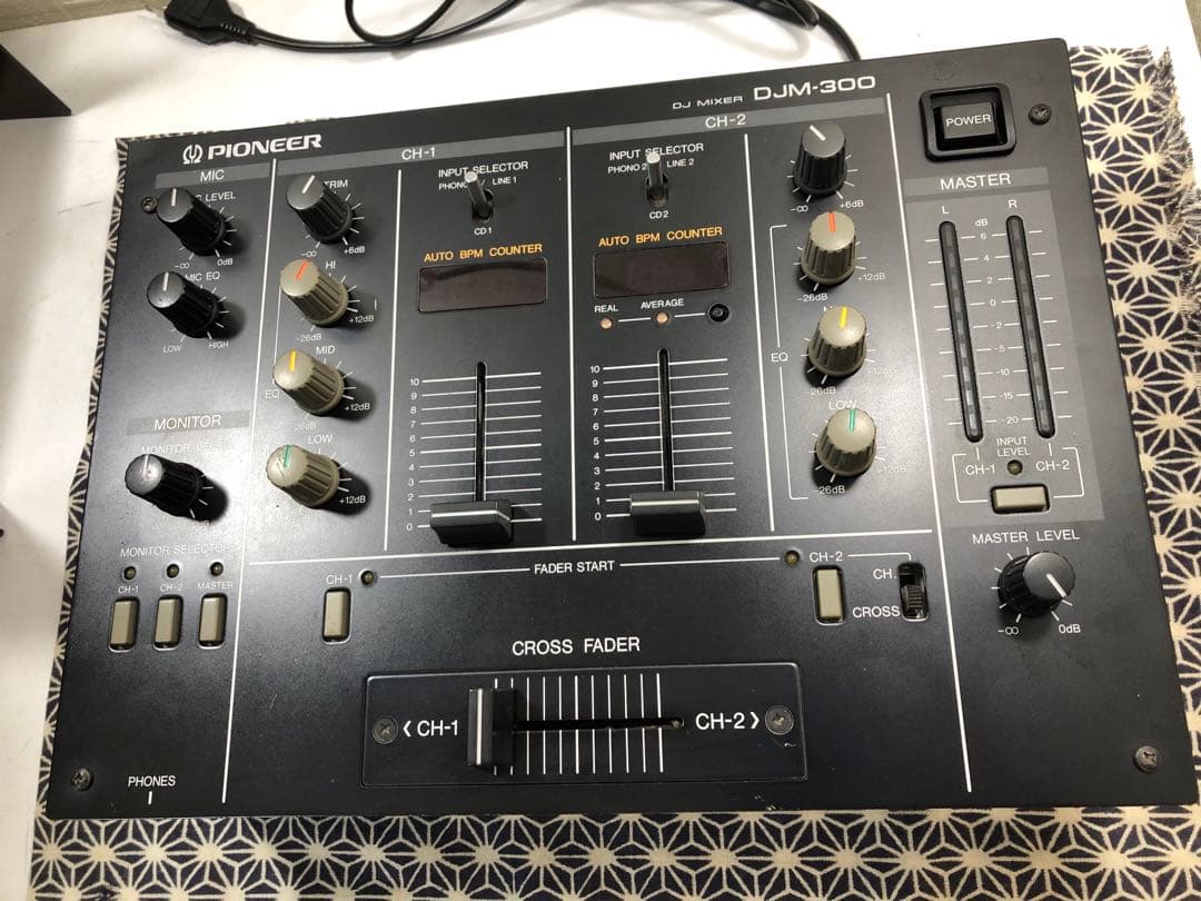 pioneer dj パイオニア　DJM-300 黒　フェーダーメンテナンス