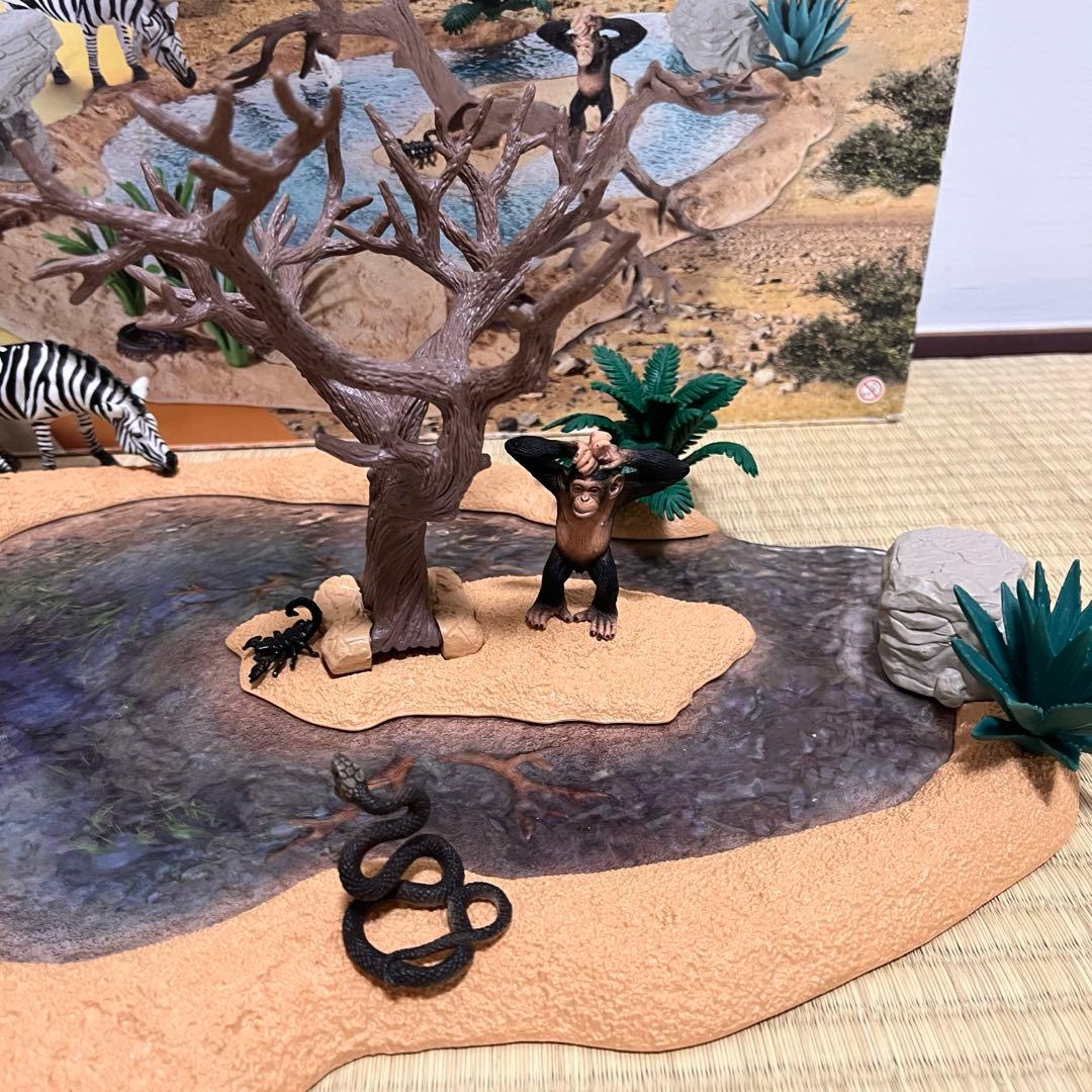 Schleich シュライヒ　動物達の水飲み場セット