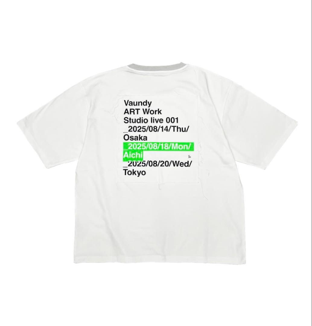 Vaundy ART Work Studio live 001 Tシャツ