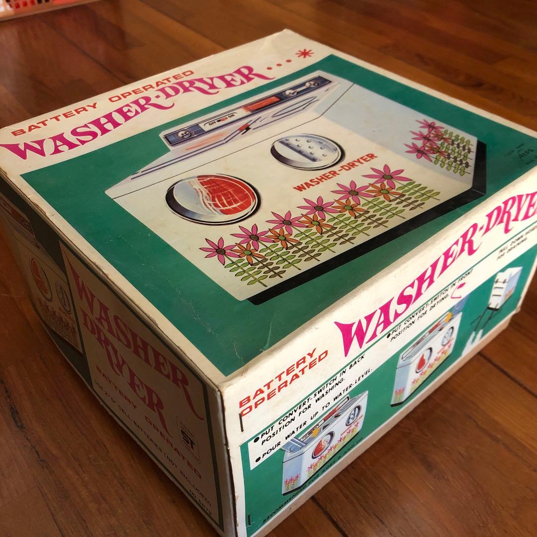 ★レトロ&アンティーク☆ブリキのおもちゃの洗濯機