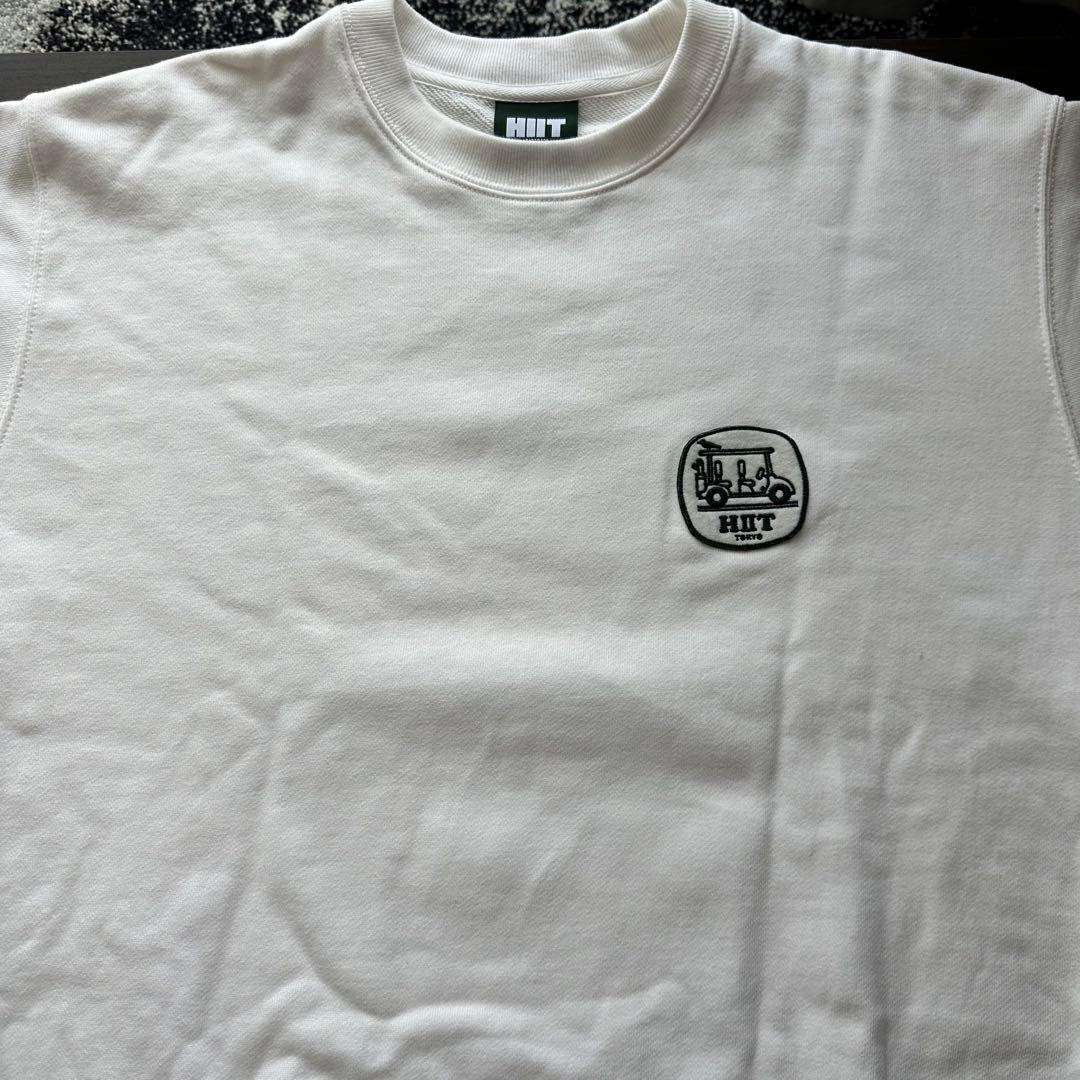 HIIT×clubhaus トレーナー白　Ｍサイズ