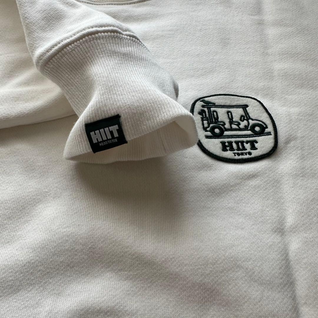 HIIT×clubhaus トレーナー白　Ｍサイズ