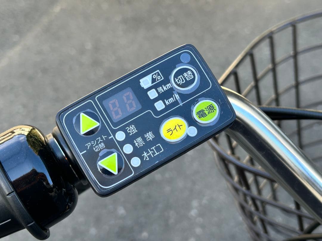 【電動自転車】サビなし・充電器・ケータイホルダー付き