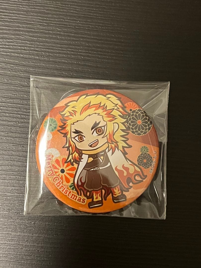 鬼滅の刃 クリスマス プリロール 缶バッジ 煉獄杏寿郎 注文特典　2019