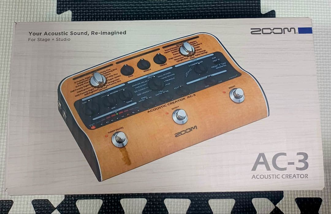 ZOOM AC-3 CREATORアコースティックギター用エフェクター