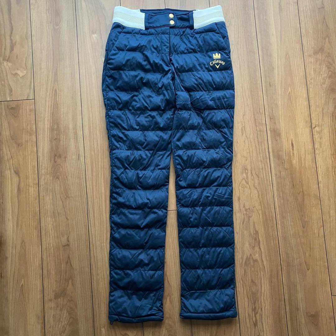 Callaway ゴルフパンツ ネイビー キルティング