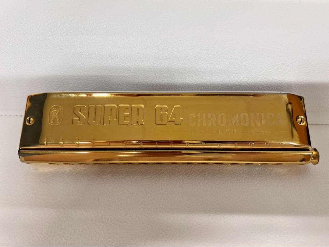 M. Hohner SUPER 64 CHROMONICA ゴールド
