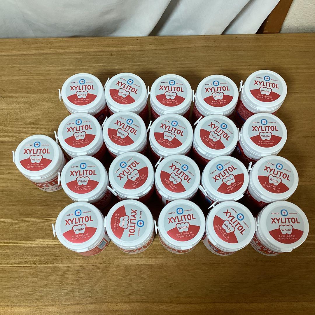 ロッテ キシリトールホワイト ガム　ピンクグレープフルーツ 21個セット