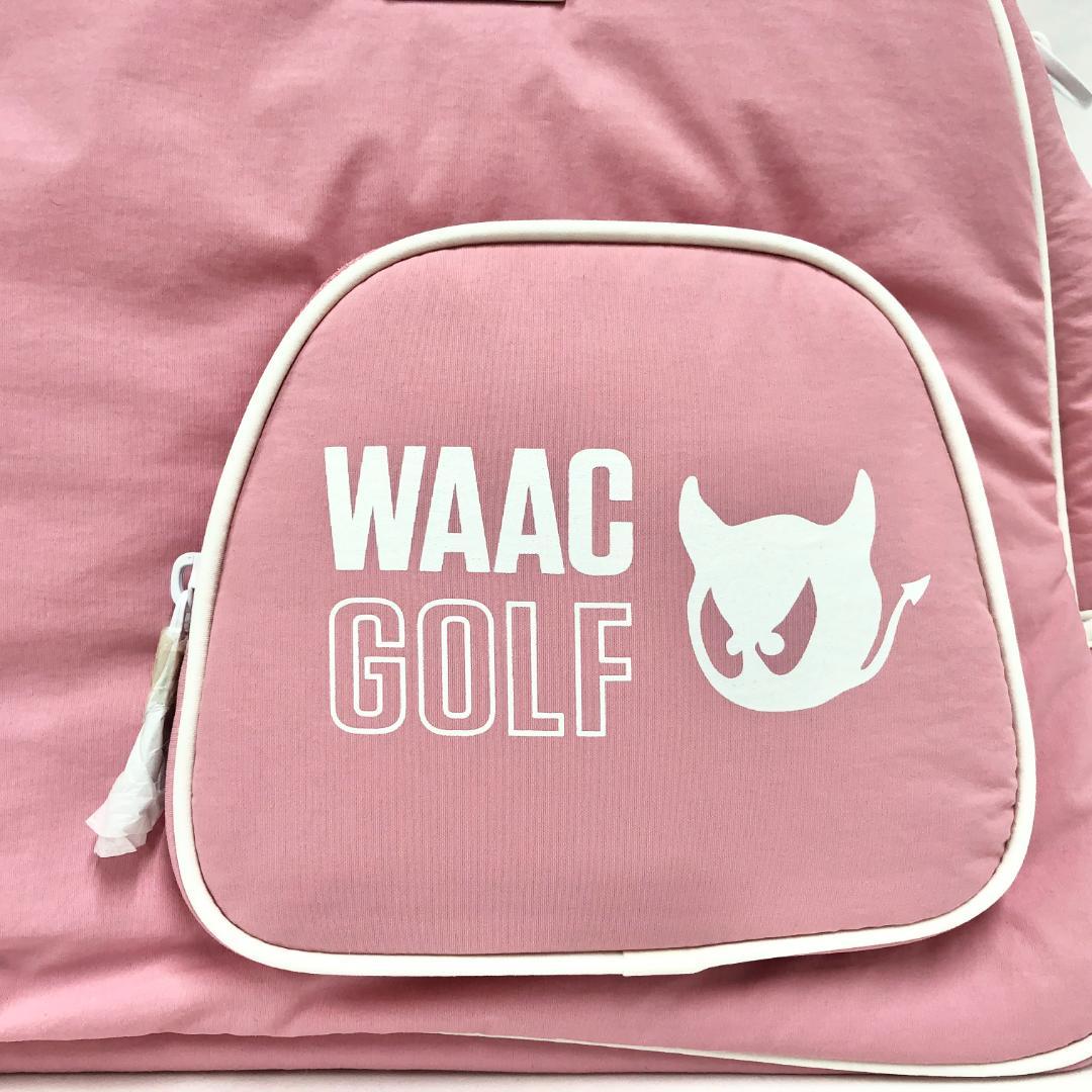 ○★訳有り新品未使用　WAAC (ワック)　中綿タフタボストンバッグ　ピンク