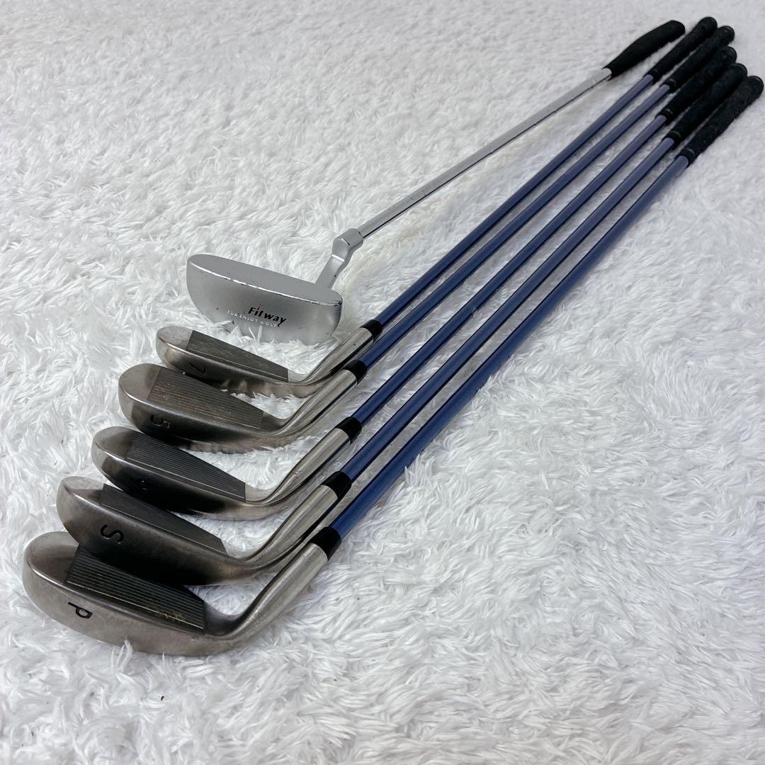 初心者に最適‼︎ Fitway レディースゴルフクラブ8本セット 右L カバー付き