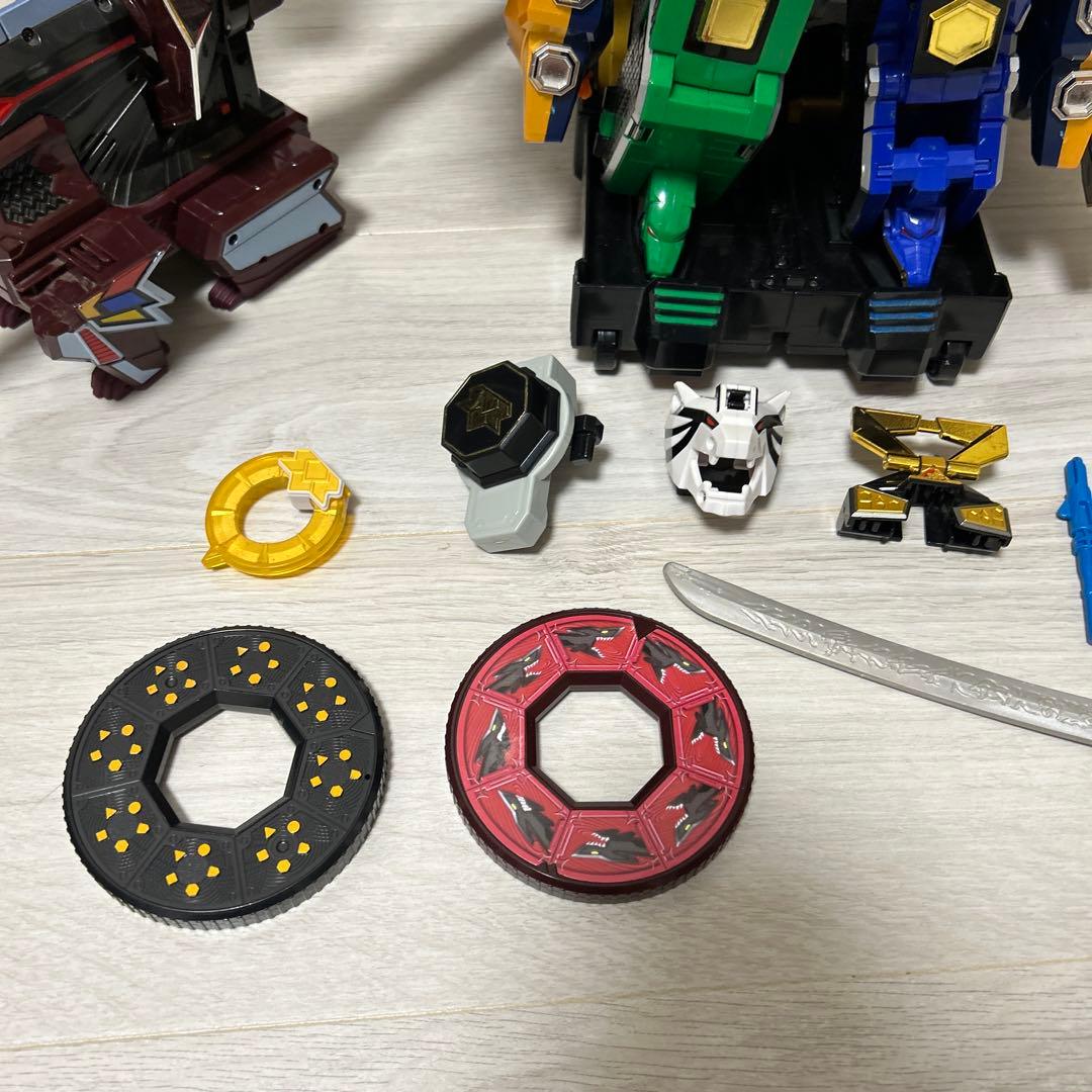 【ど迫力】美品　侍戦隊シンケンジャー　DXサムライハオー＆恐竜折神＆ダイゴヨウ