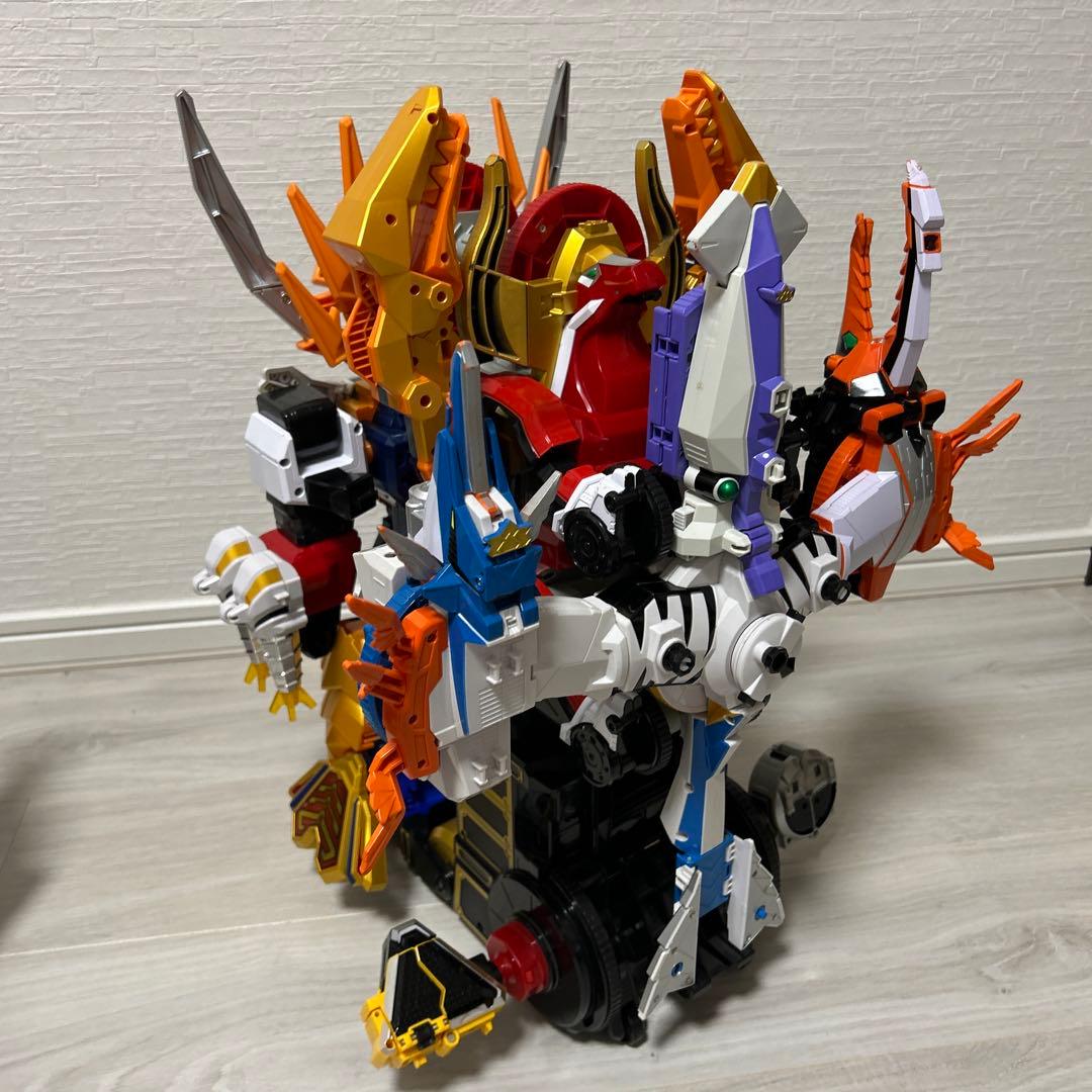 【ど迫力】美品　侍戦隊シンケンジャー　DXサムライハオー＆恐竜折神＆ダイゴヨウ